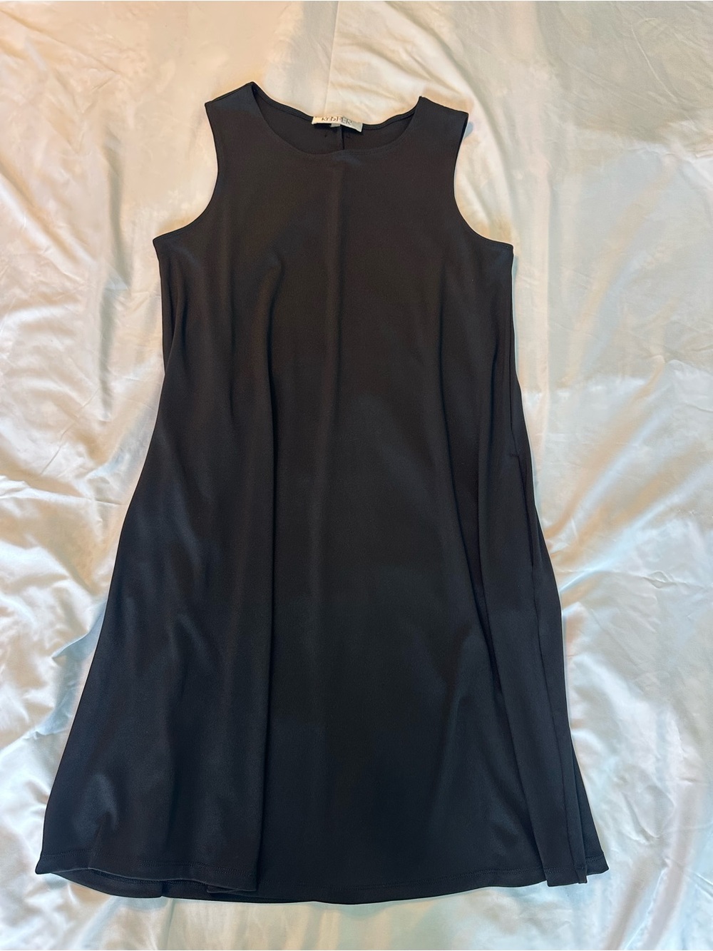 Kasper black mini dress